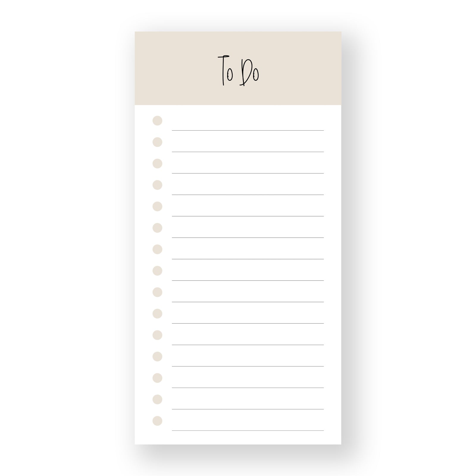 To-Do-Liste DIN lang - 50 Blatt
