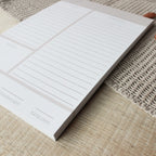Rezeptblock A5 auf extra starkem Papier