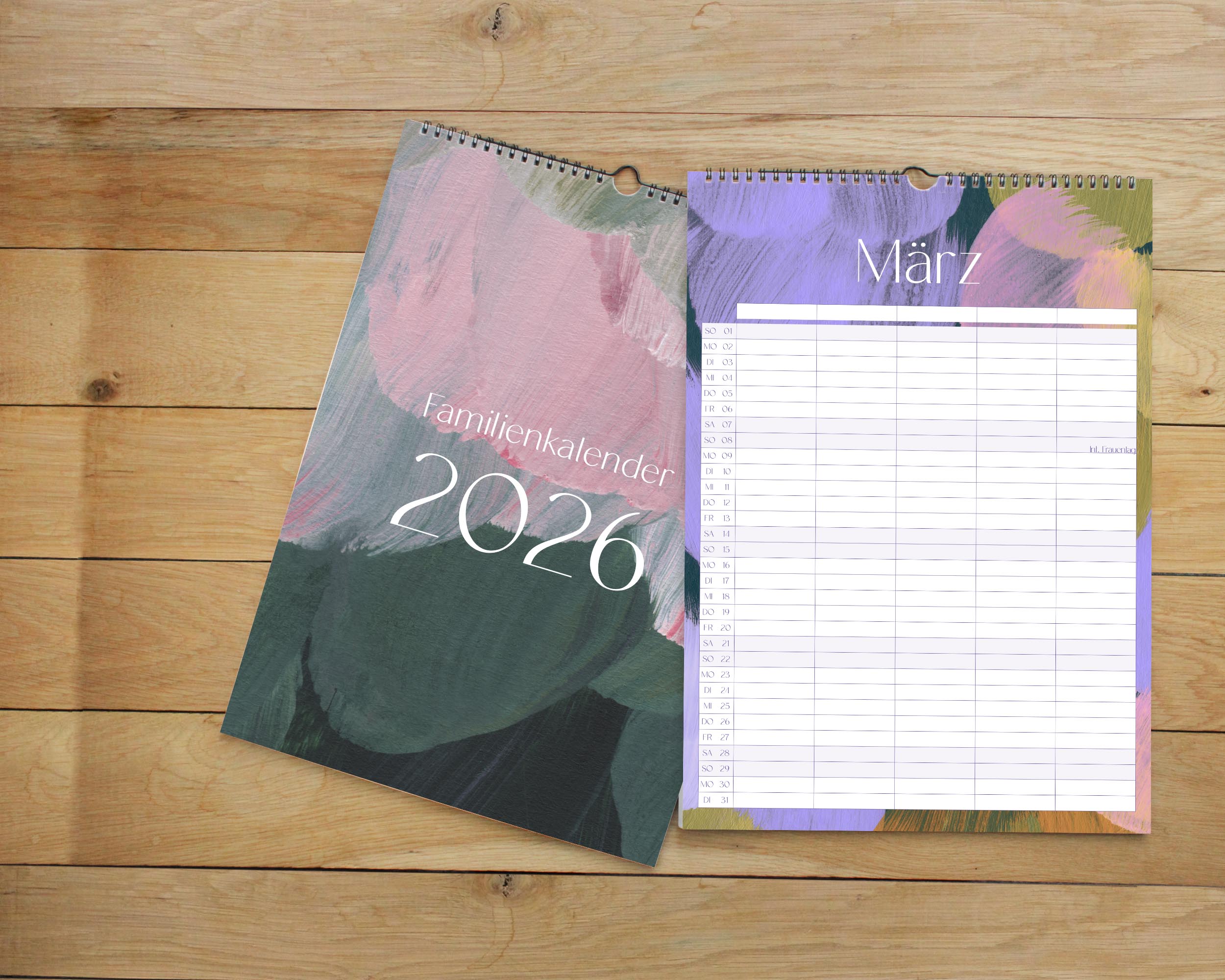 Familienkalender 2026 A3