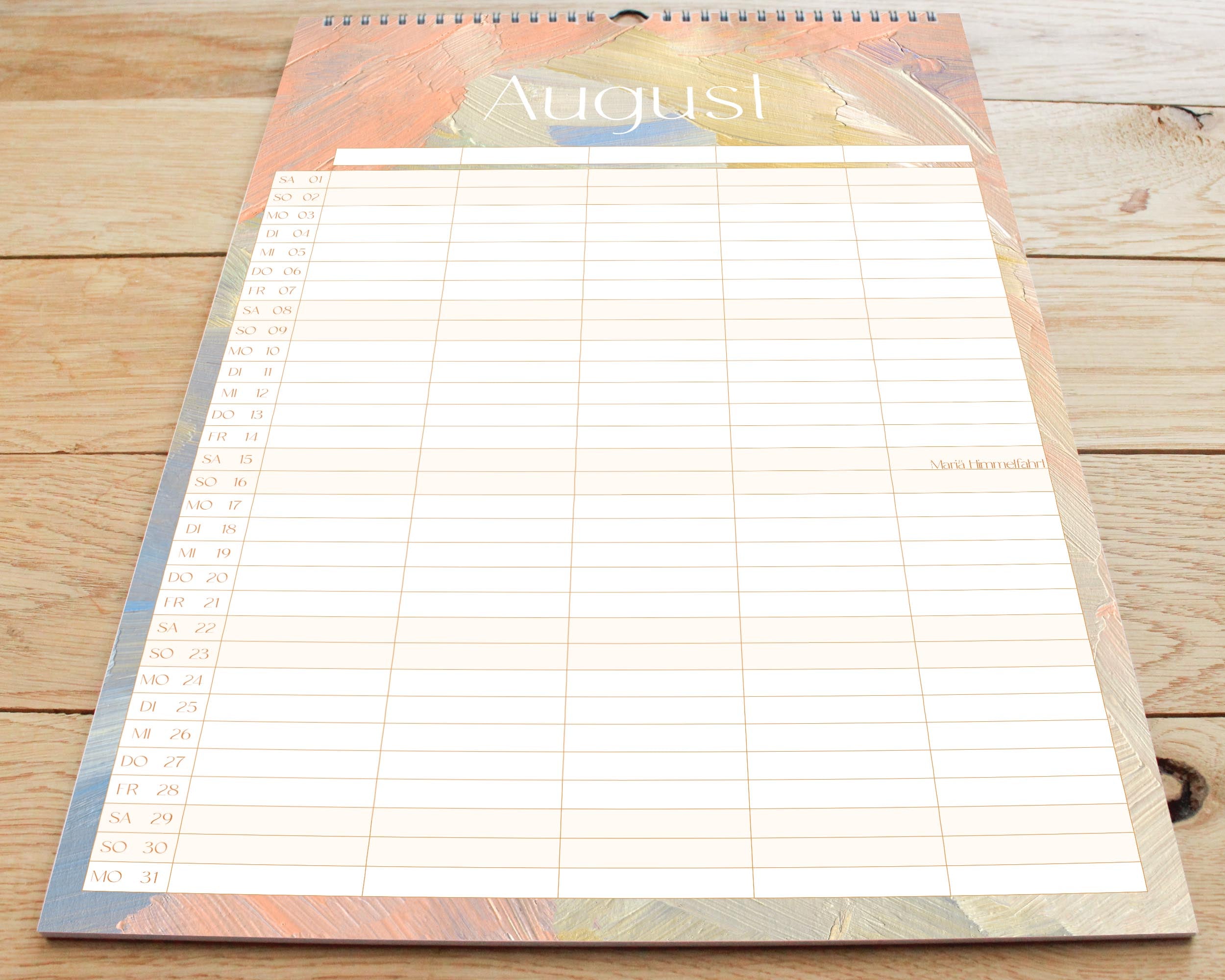 Familienkalender 2026 A3