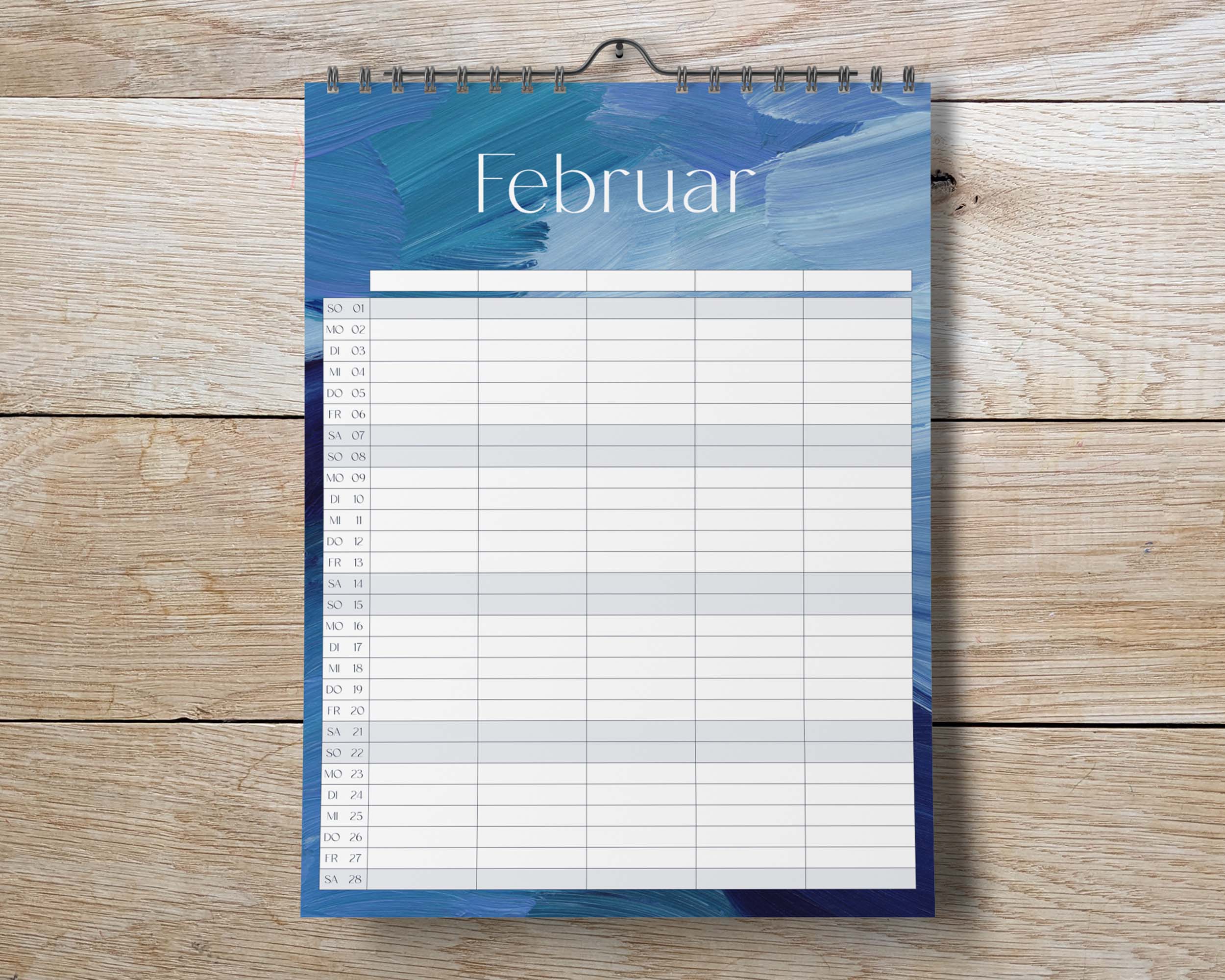 Familienkalender 2026 A3