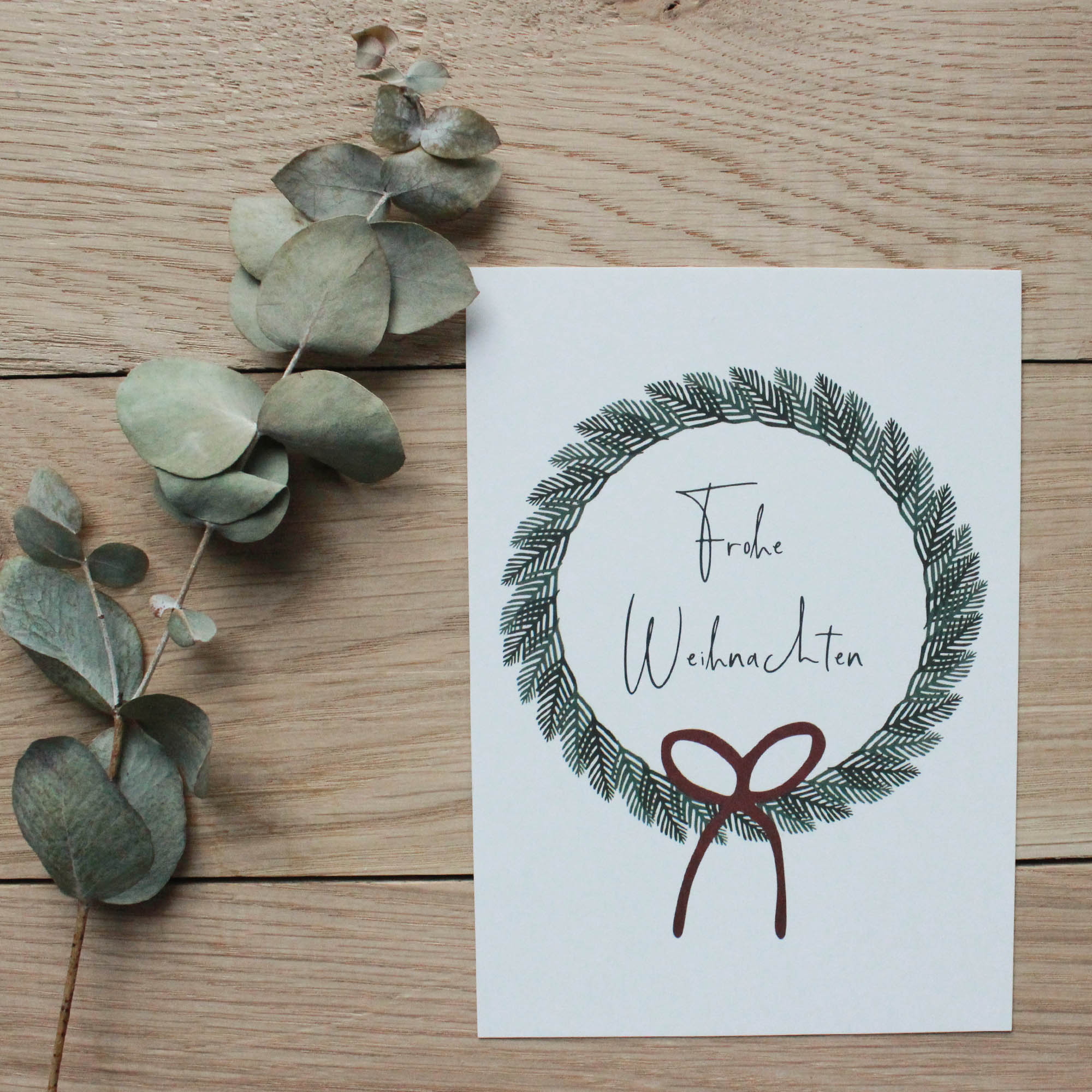 Weihnachtskarte [Frohe Weihnachten] DIN A6