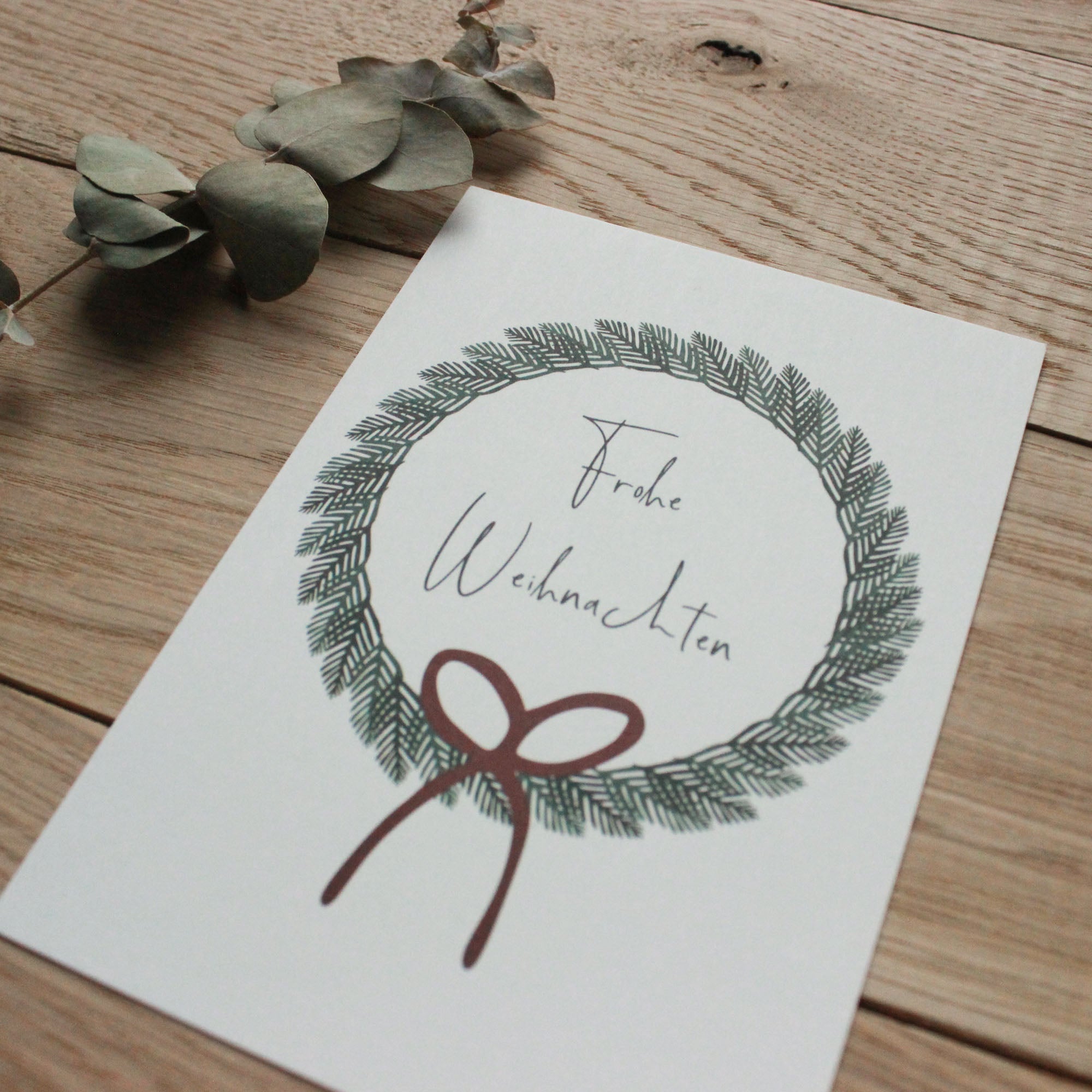3er Set Weihnachtskarten A6