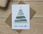 Weihnachtskarte "Frohe Weihnachten"
