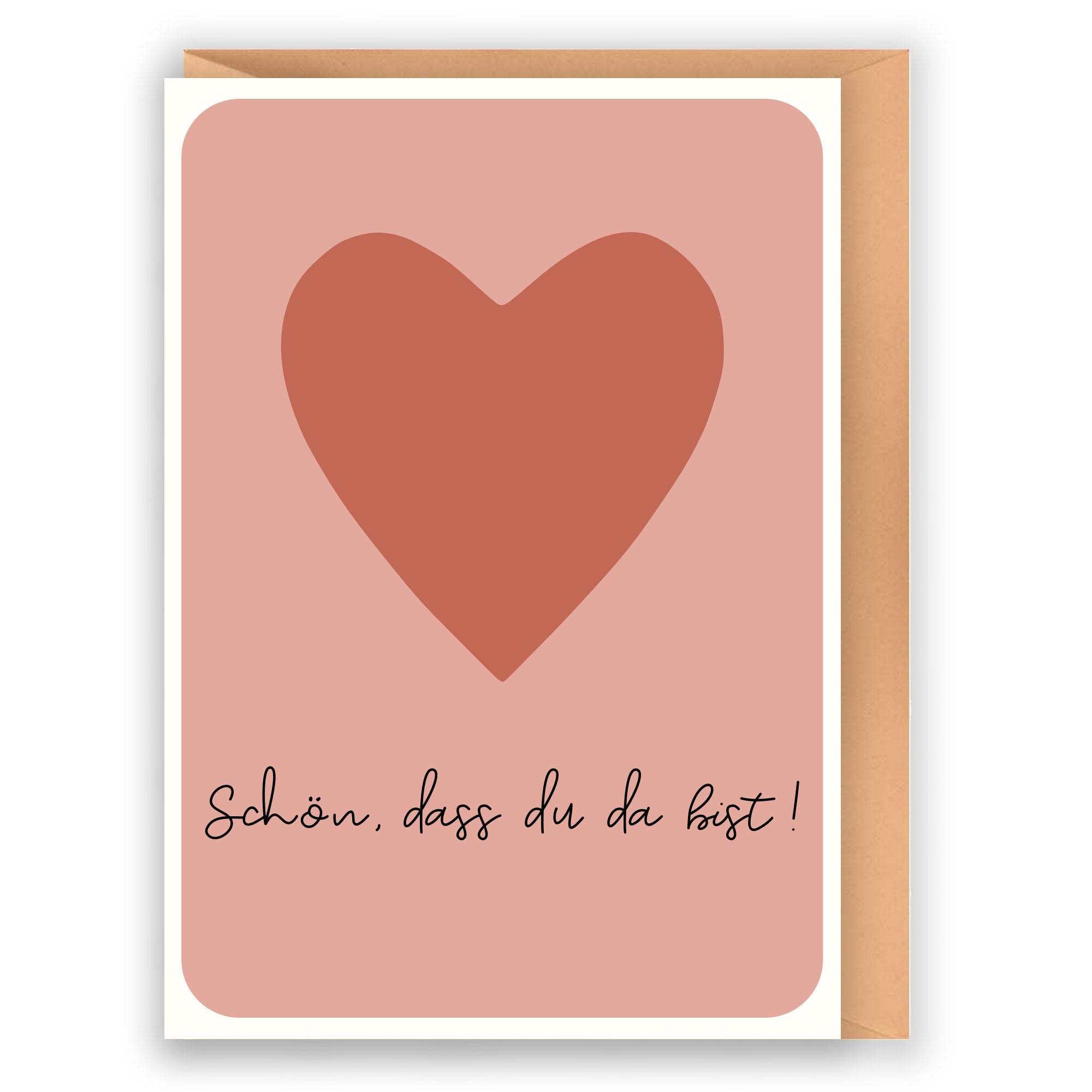 Babykarte rot A6