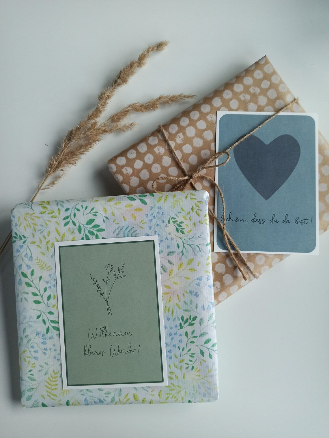 3er Set Babykarten inkl. Umschläge DIN A6