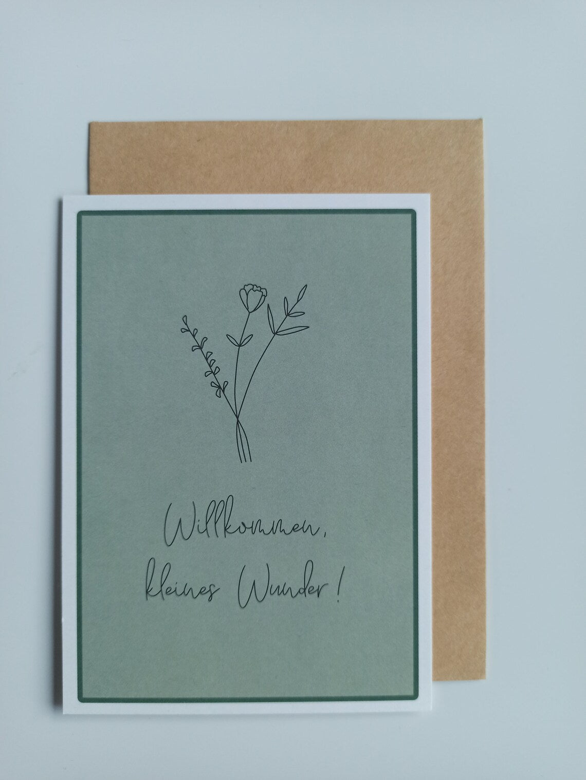 3er Set Babykarten inkl. Umschläge DIN A6