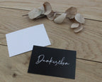 15x Dankeschön Karte | Visitenkarte 85x55