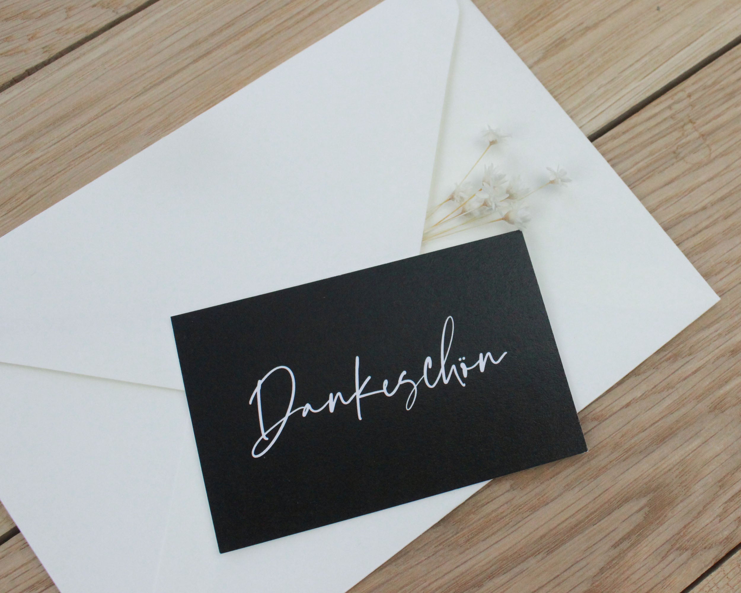 15x Dankeschön Karte | Visitenkarte 85x55