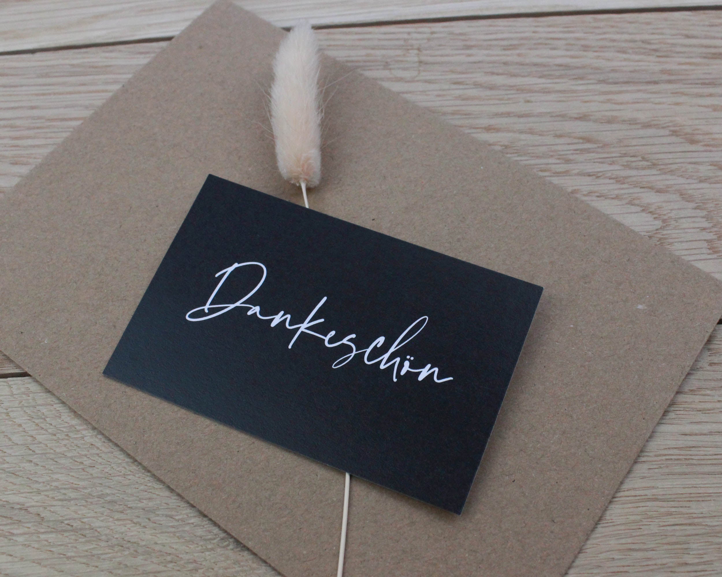 15x Dankeschön Karte | Visitenkarte 85x55