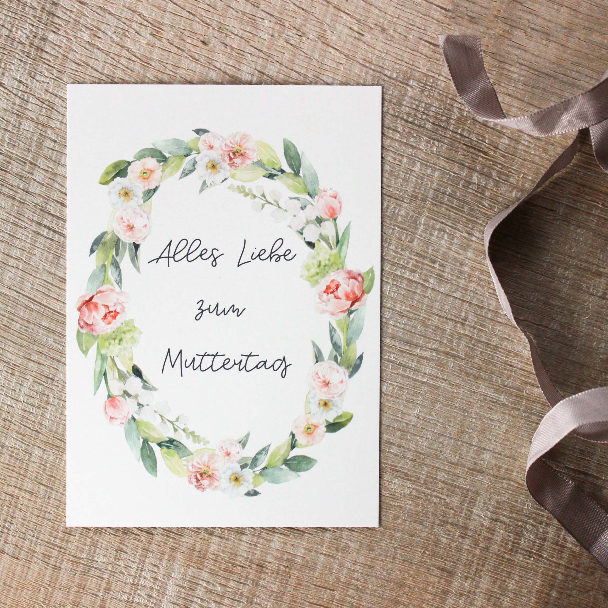 Muttertagskarte DIN A6