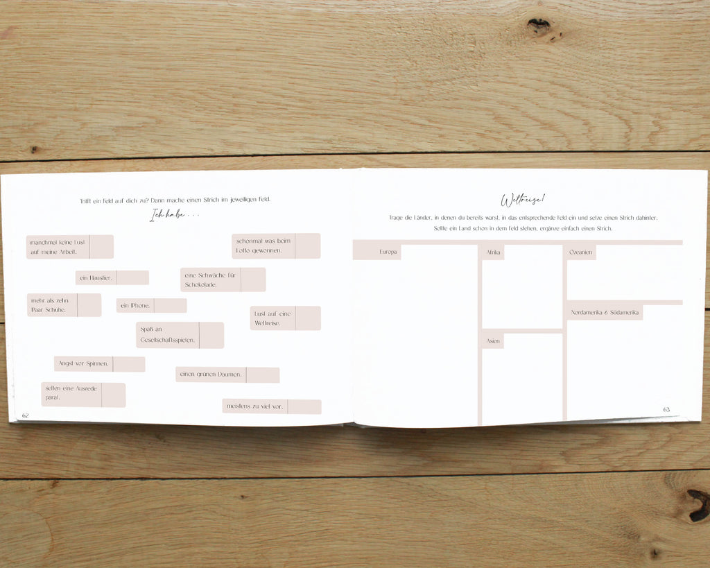 Freundebuch für Erwachsene 26 Freunde