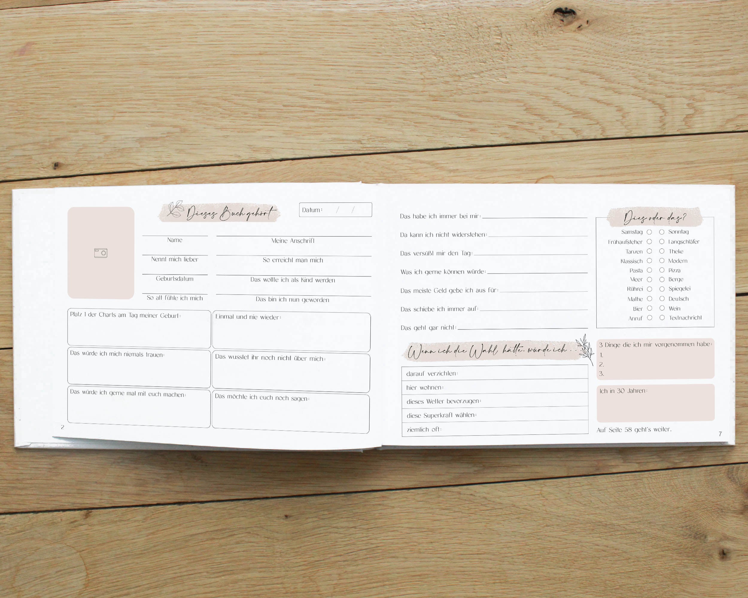 Freundebuch für Erwachsene 26 Freunde