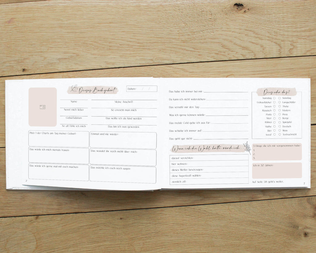 Freundebuch für Erwachsene 26 Freunde