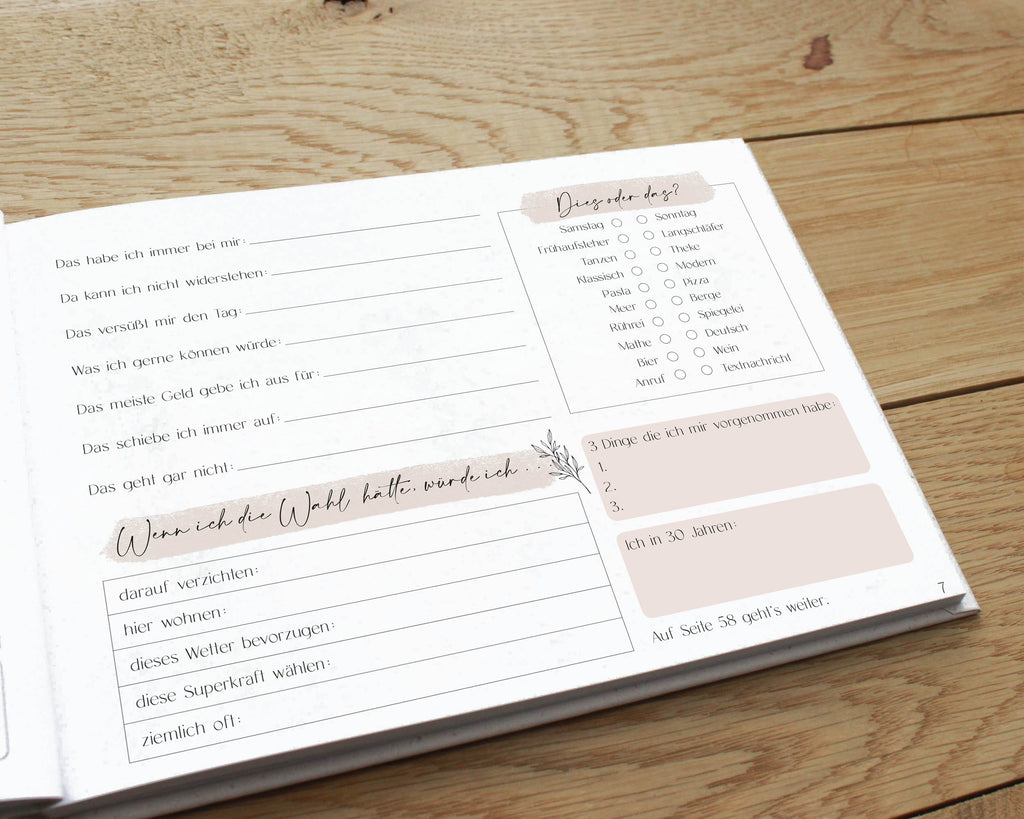 Freundebuch für Erwachsene 26 Freunde