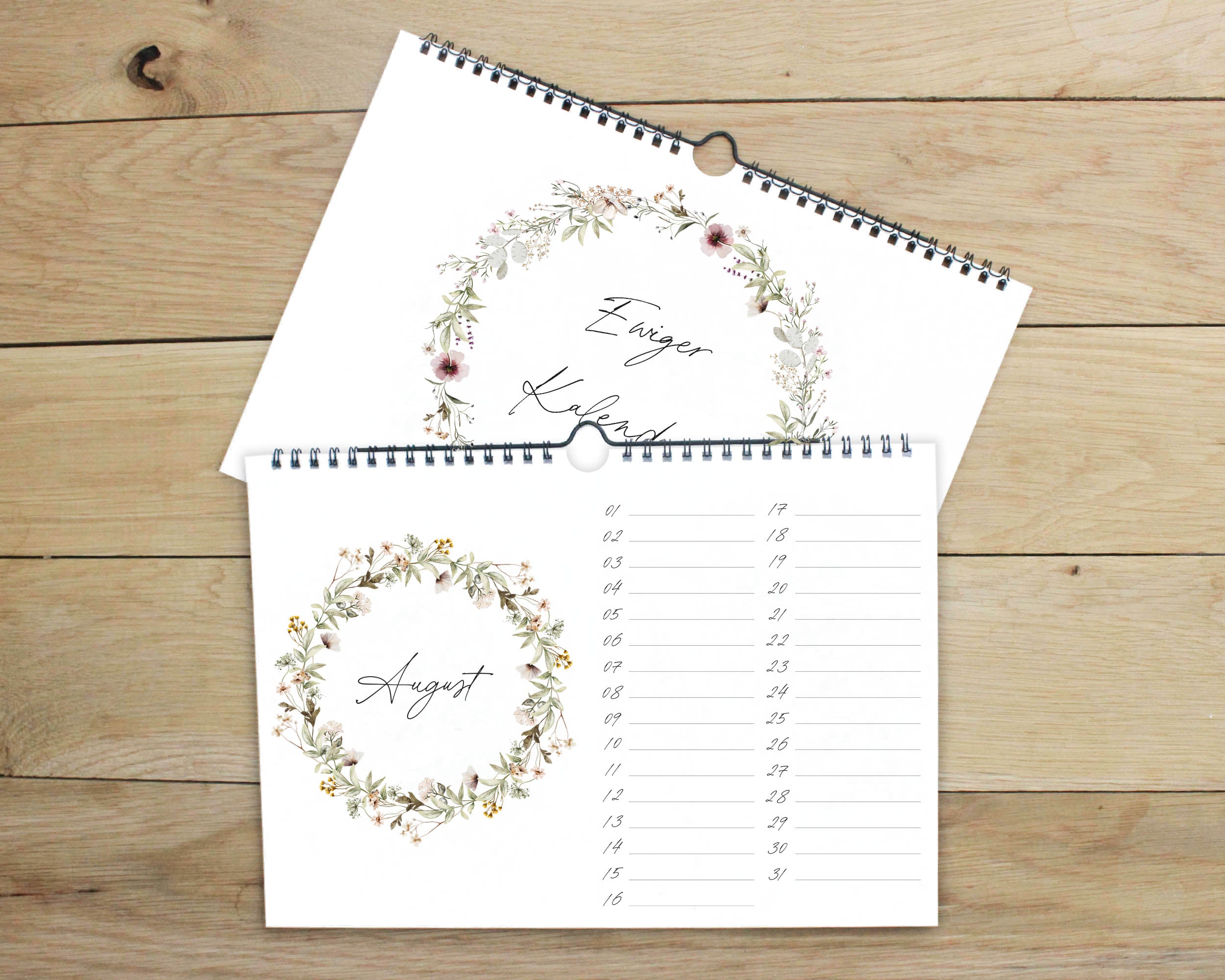 Ewiger Geburtstagskalender A4