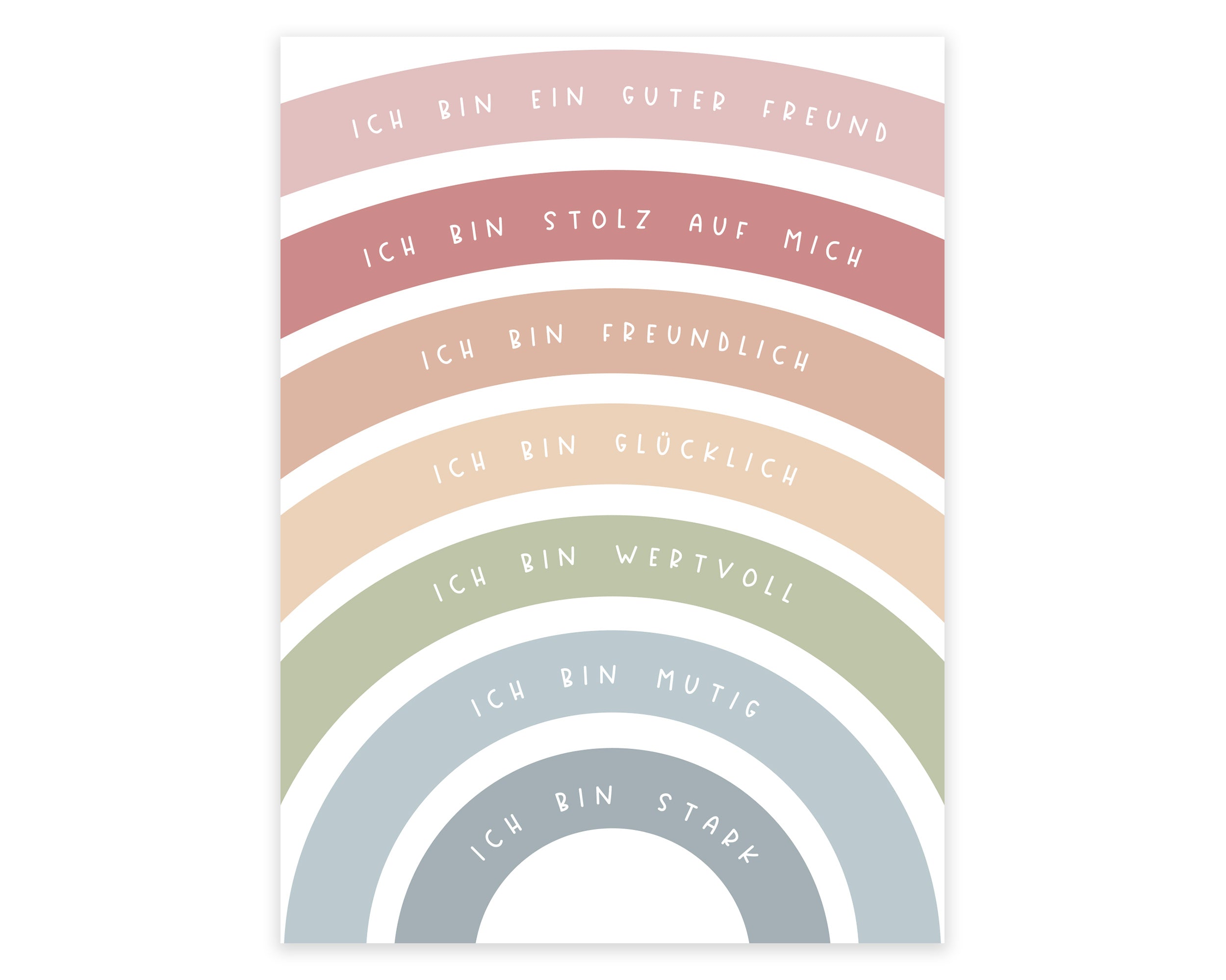 Affirmationsposter A3