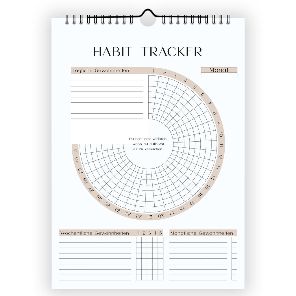 Habit Tracker DIN A4