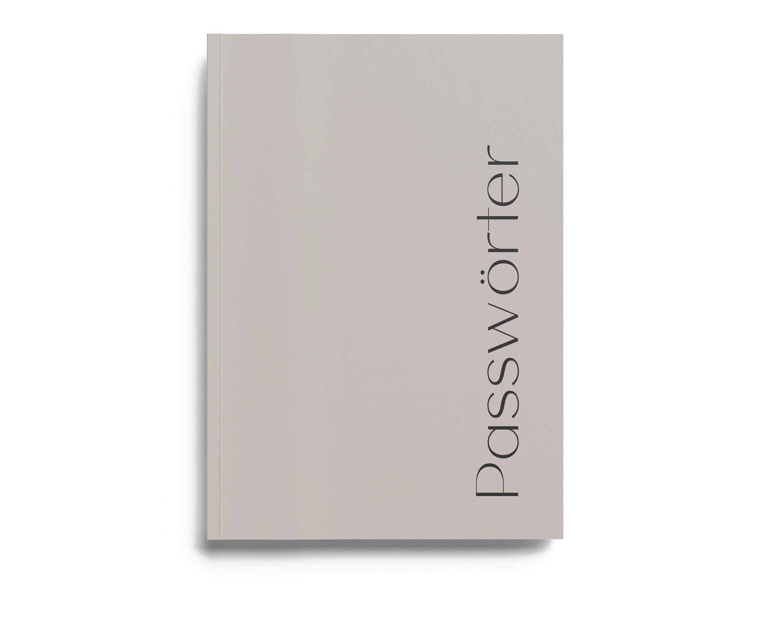 Passwort Buch Softcover A5