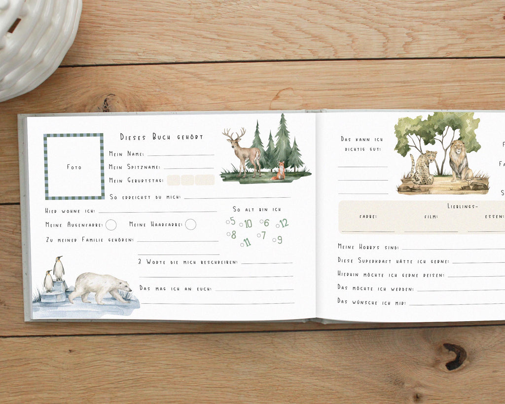 Freundebuch für Kinder Grundschule