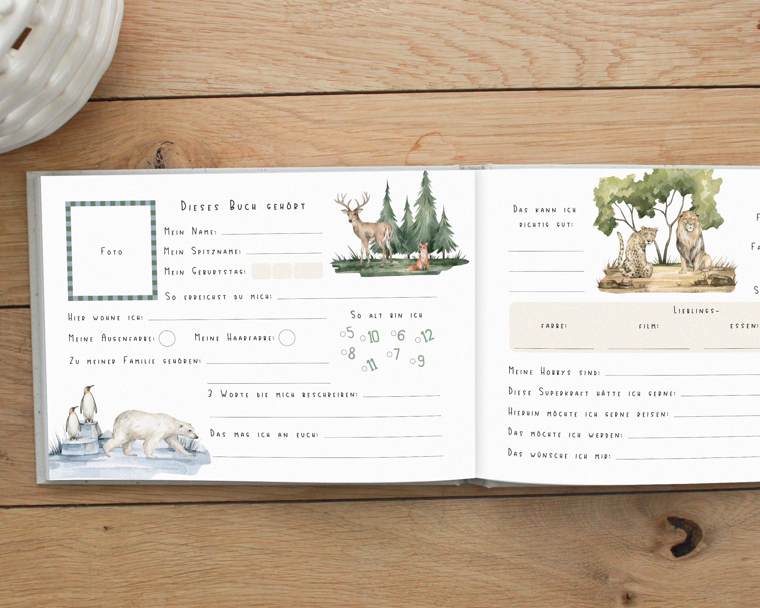 Freundebuch für Kinder Grundschule