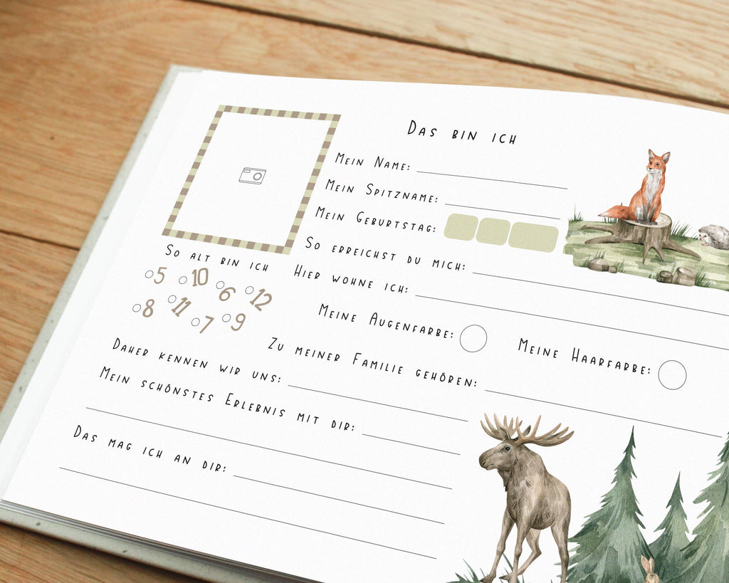 Freundebuch für Kinder Grundschule