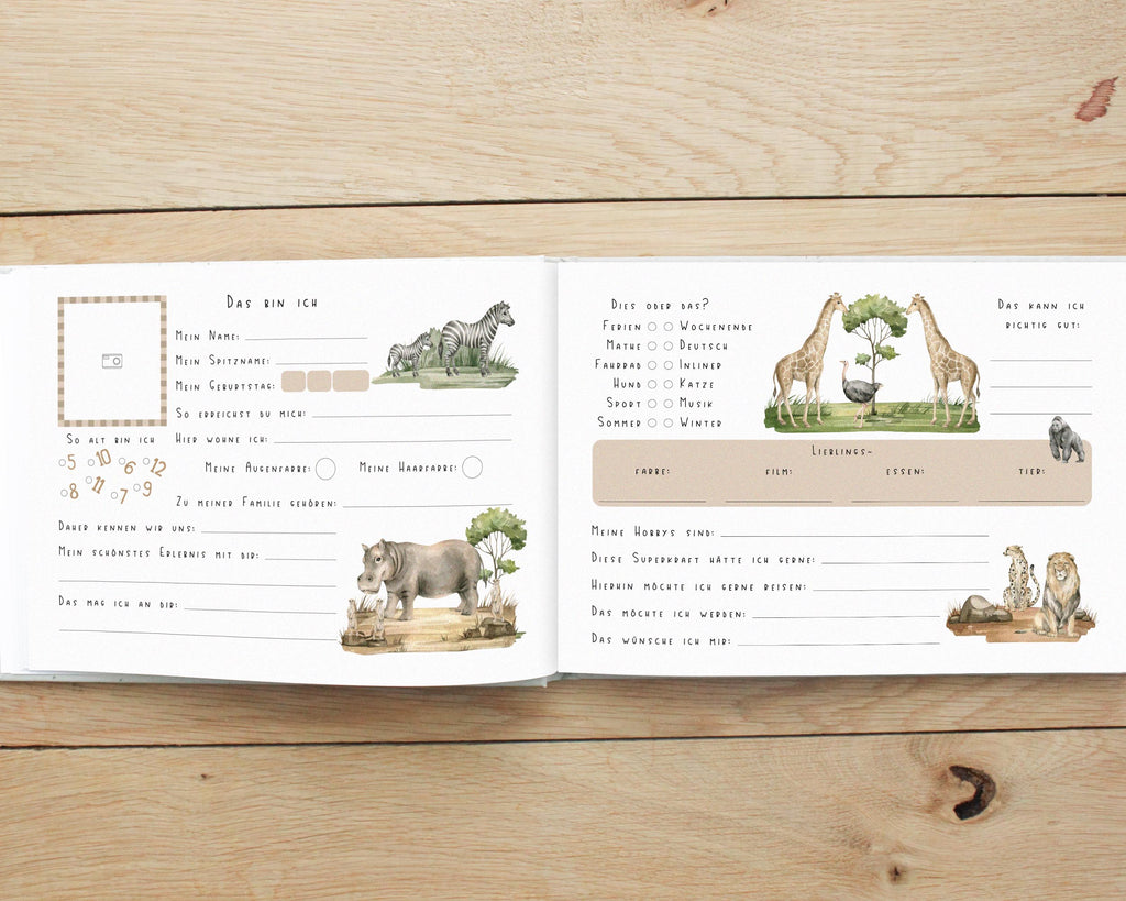 Freundebuch für Kinder Grundschule