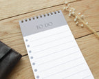 To-Do-Liste DIN lang mit Spiralbindung in gold - 50 Blatt