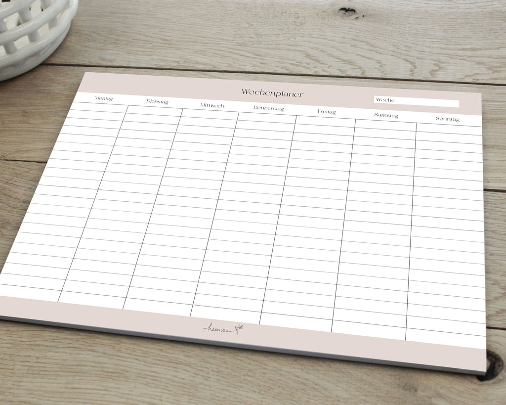 Wochenplaner A4