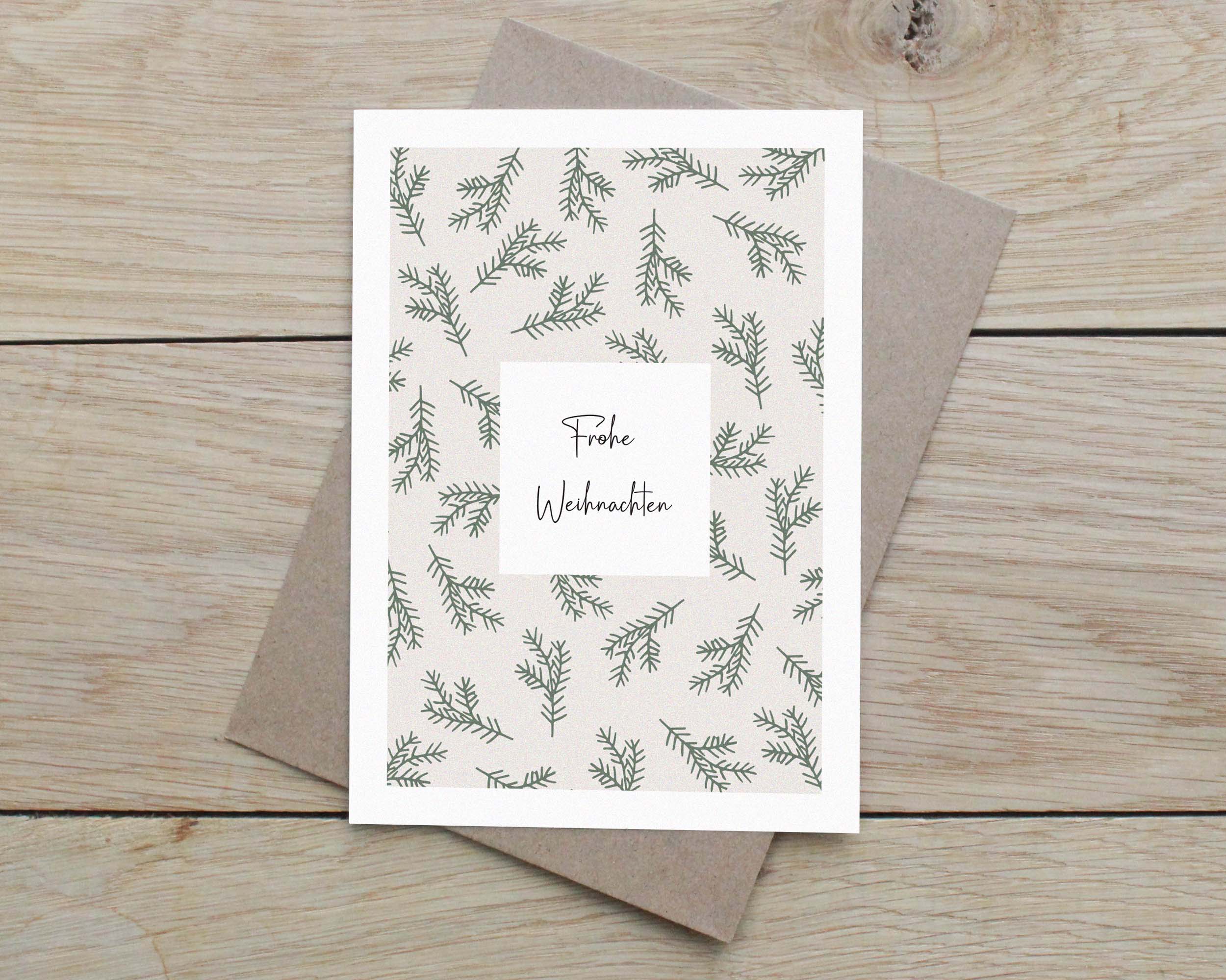 3er Set Weihnachtskarten