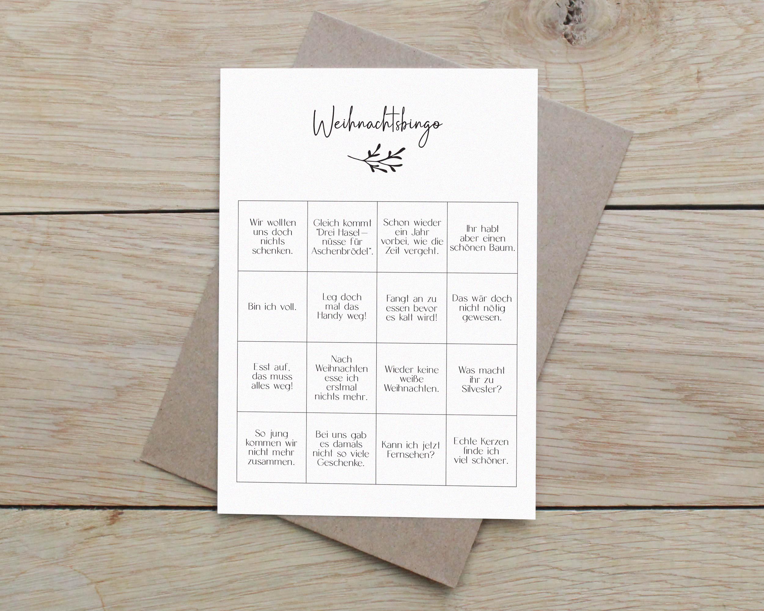 3er Set Weihnachtskarten