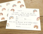 Einladungskarten Kindergeburtstag Regenbögen | DIN A6