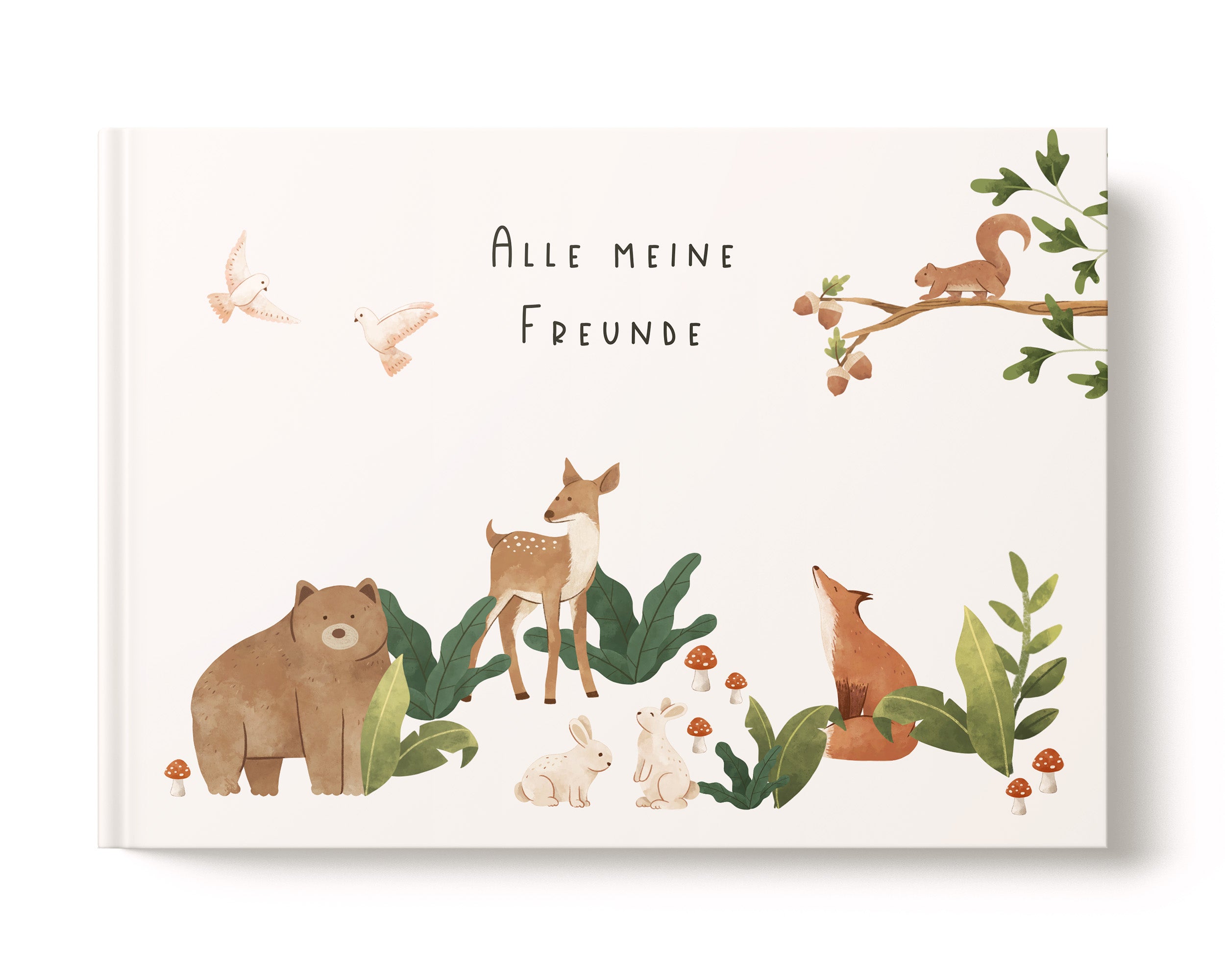 Freundebuch Kindergarten Waldtiere