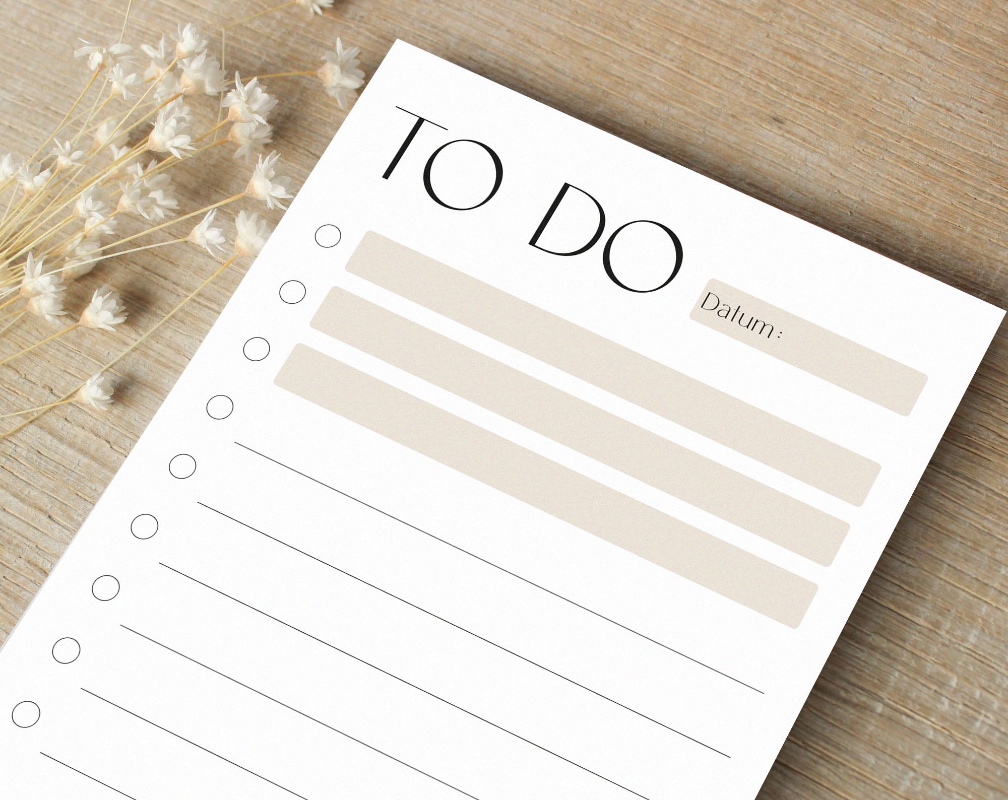 To-Do-Liste DIN lang - 50 Blatt