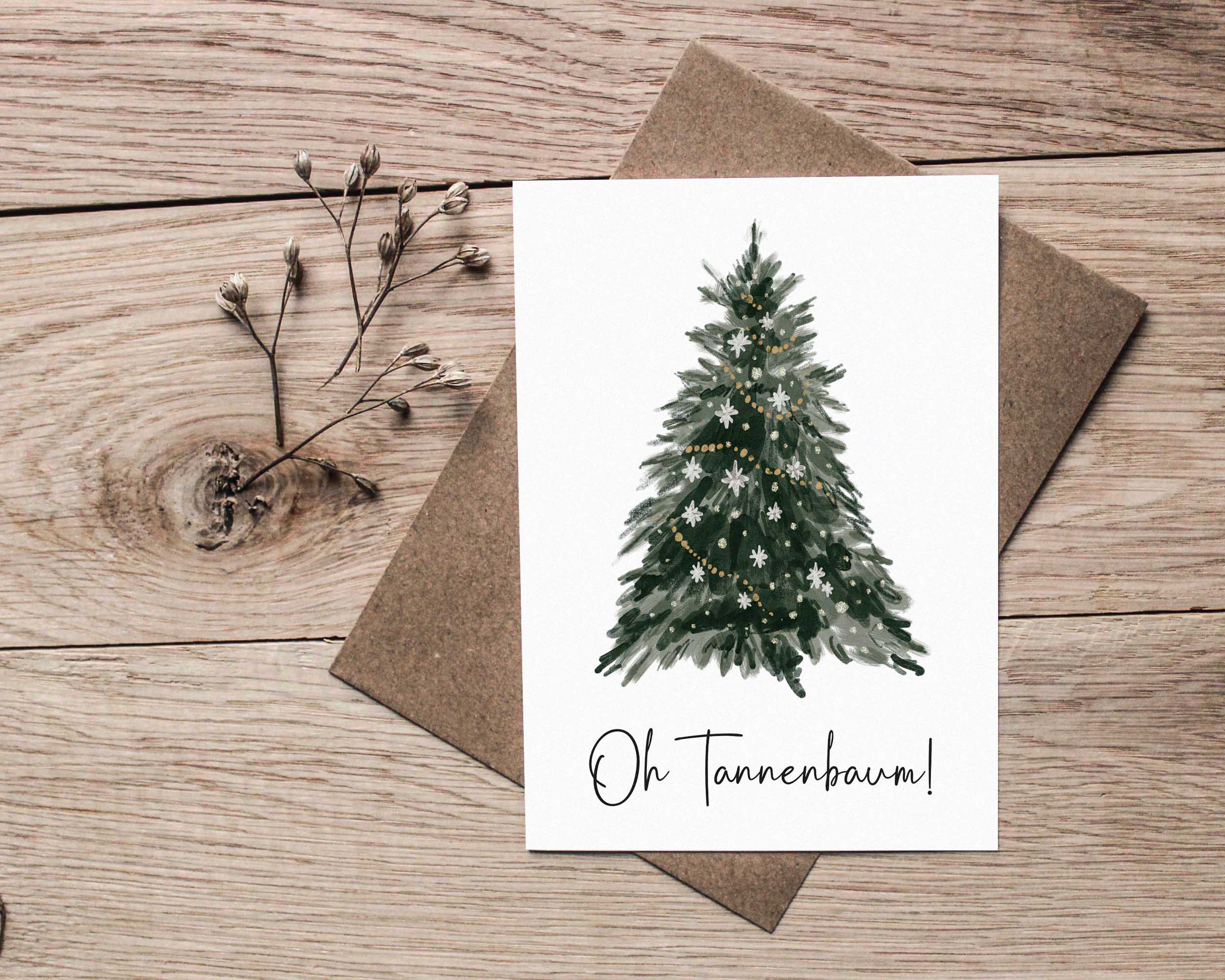 6er Set Weihnachtskarten