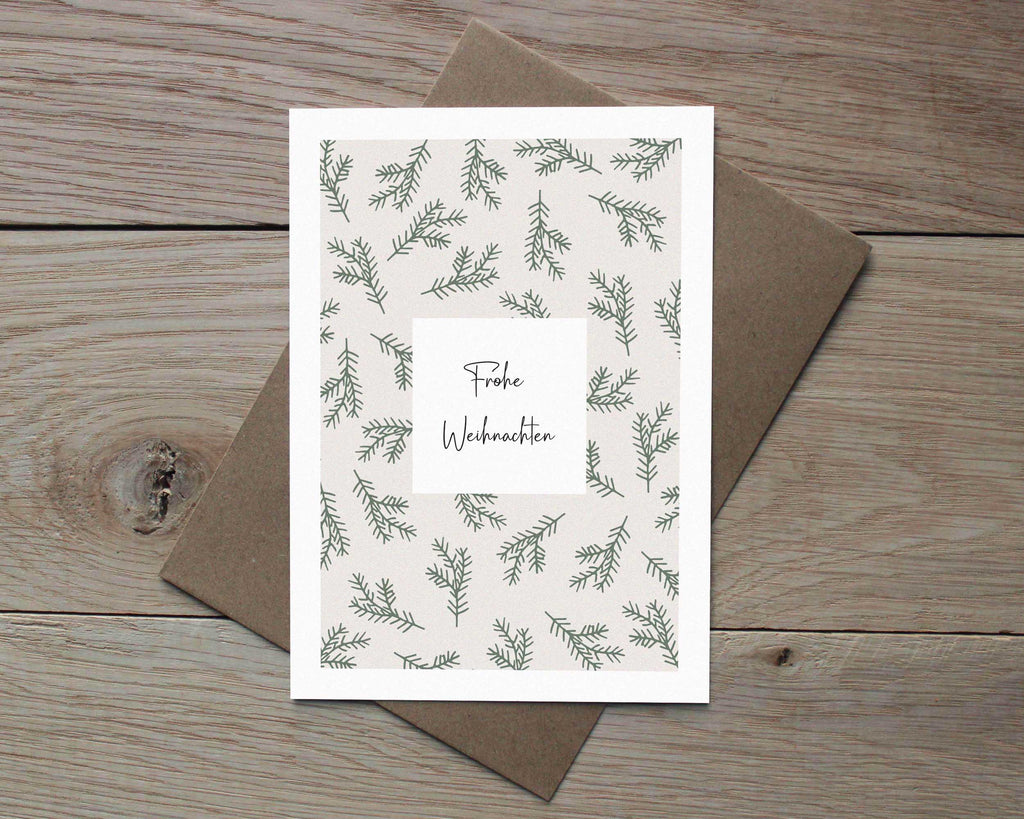6er Set Weihnachtskarten