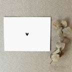 2er Set Herz Postkarte | Herzkarte DIN A6