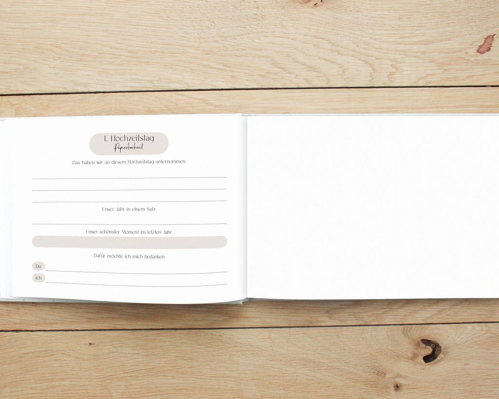 Unsere Hochzeitstage | Erinnerungsalbum DIN A5