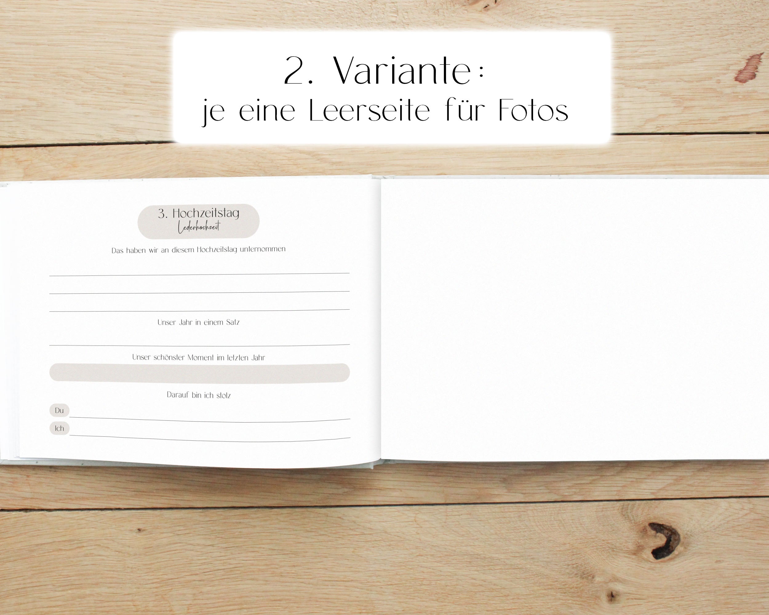 Unsere Hochzeitstage | Erinnerungsalbum DIN A5