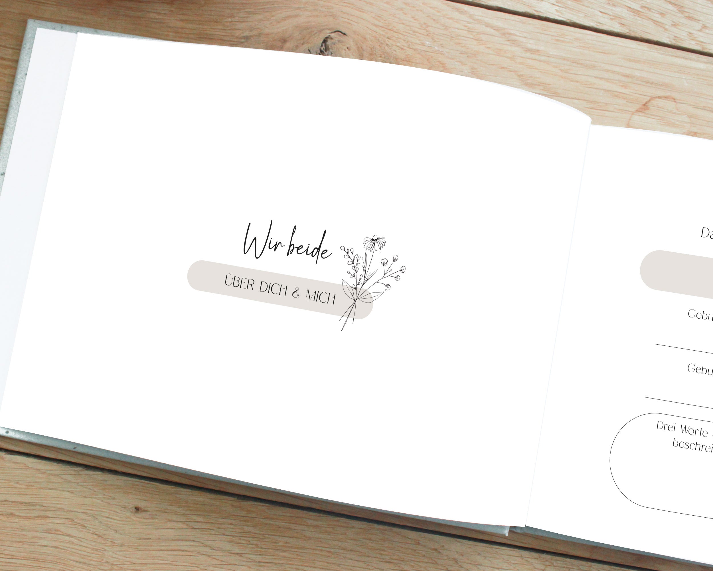 Unsere Hochzeitstage | Erinnerungsalbum DIN A5