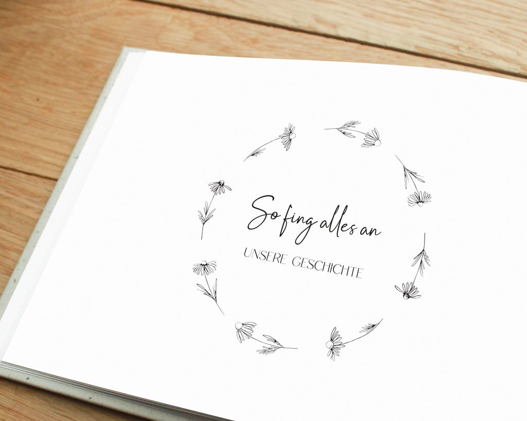 Unsere Hochzeitstage | Erinnerungsalbum DIN A5