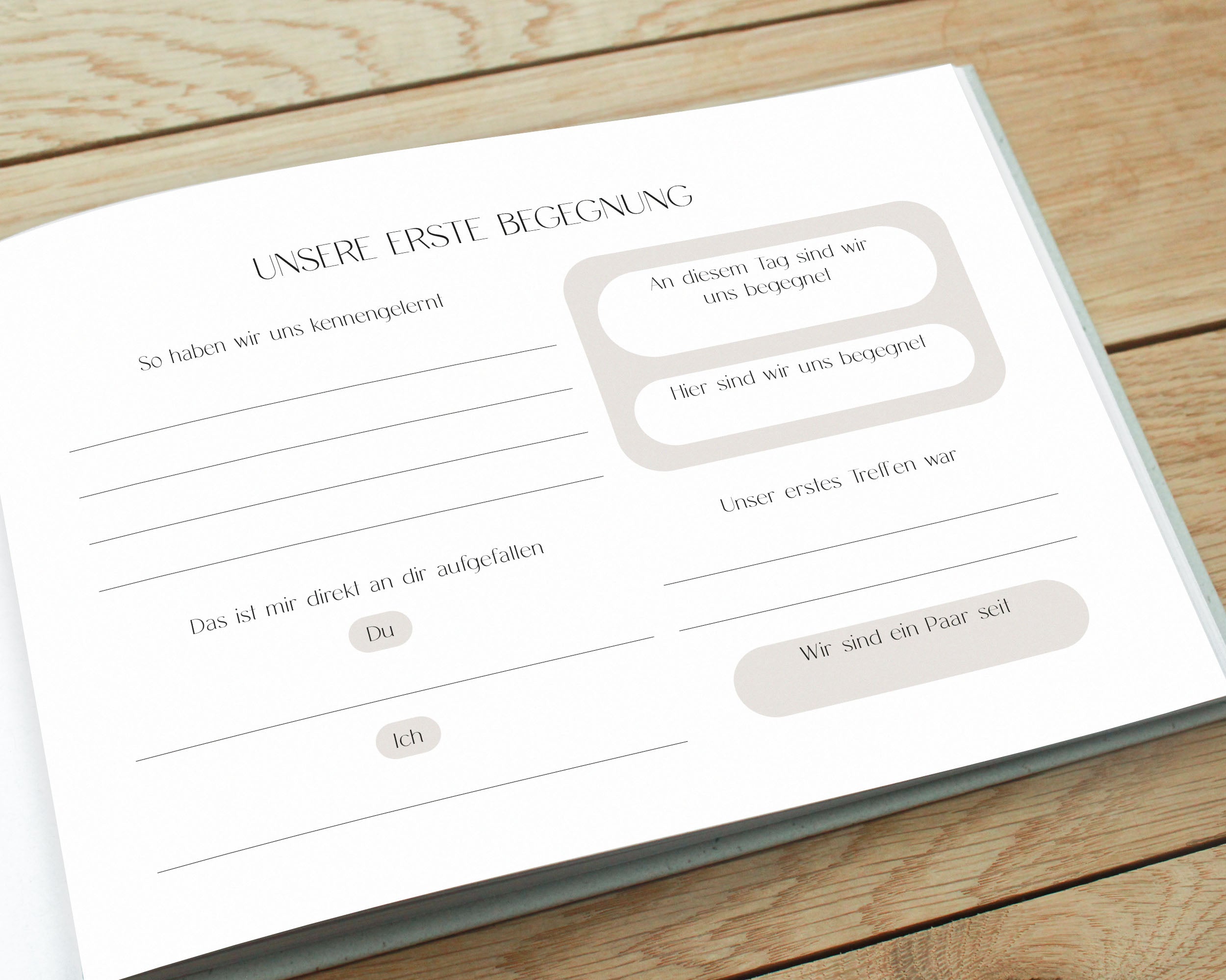 Unsere Hochzeitstage | Erinnerungsalbum DIN A5