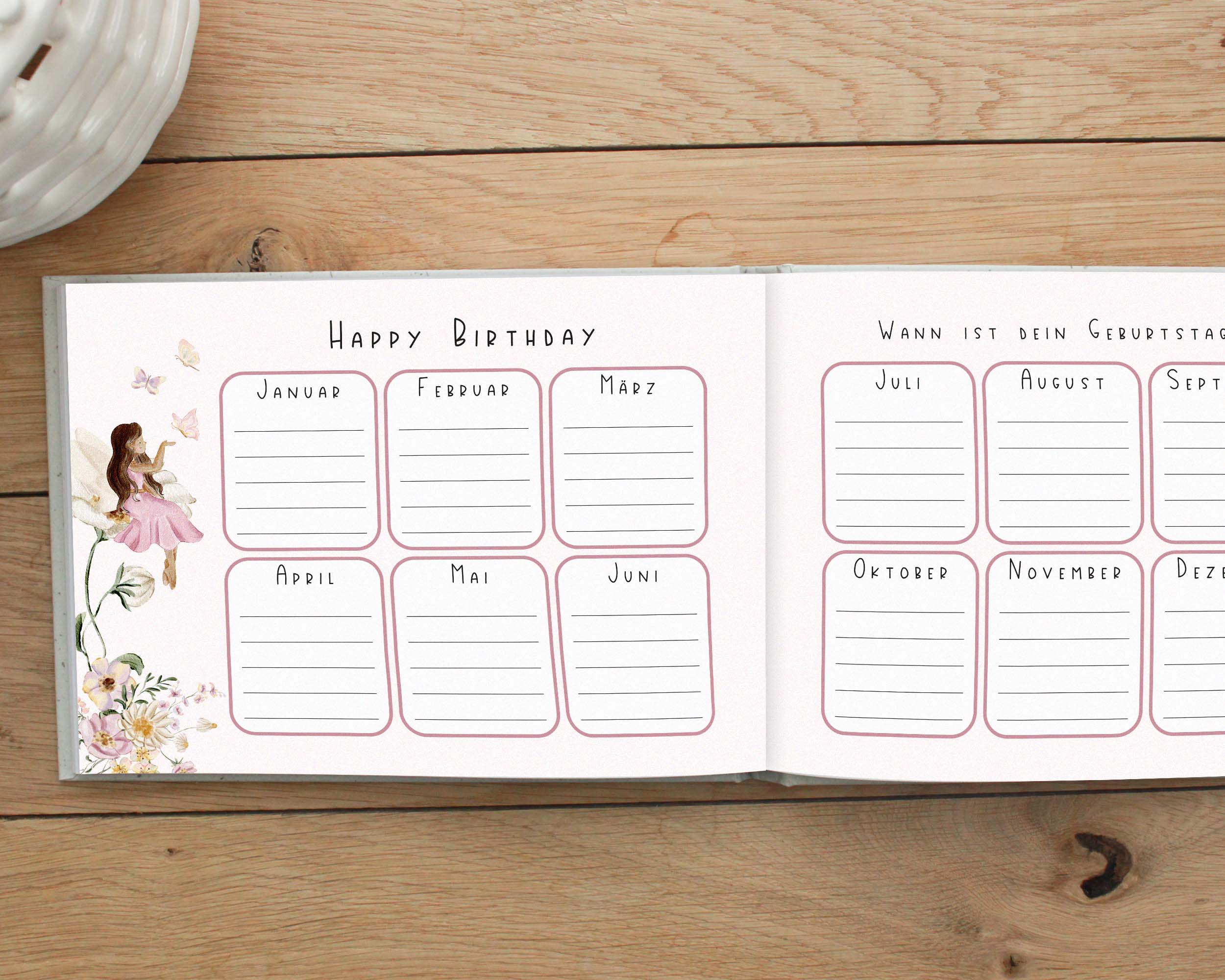 Freundebuch Fee für Kinder DIN A5