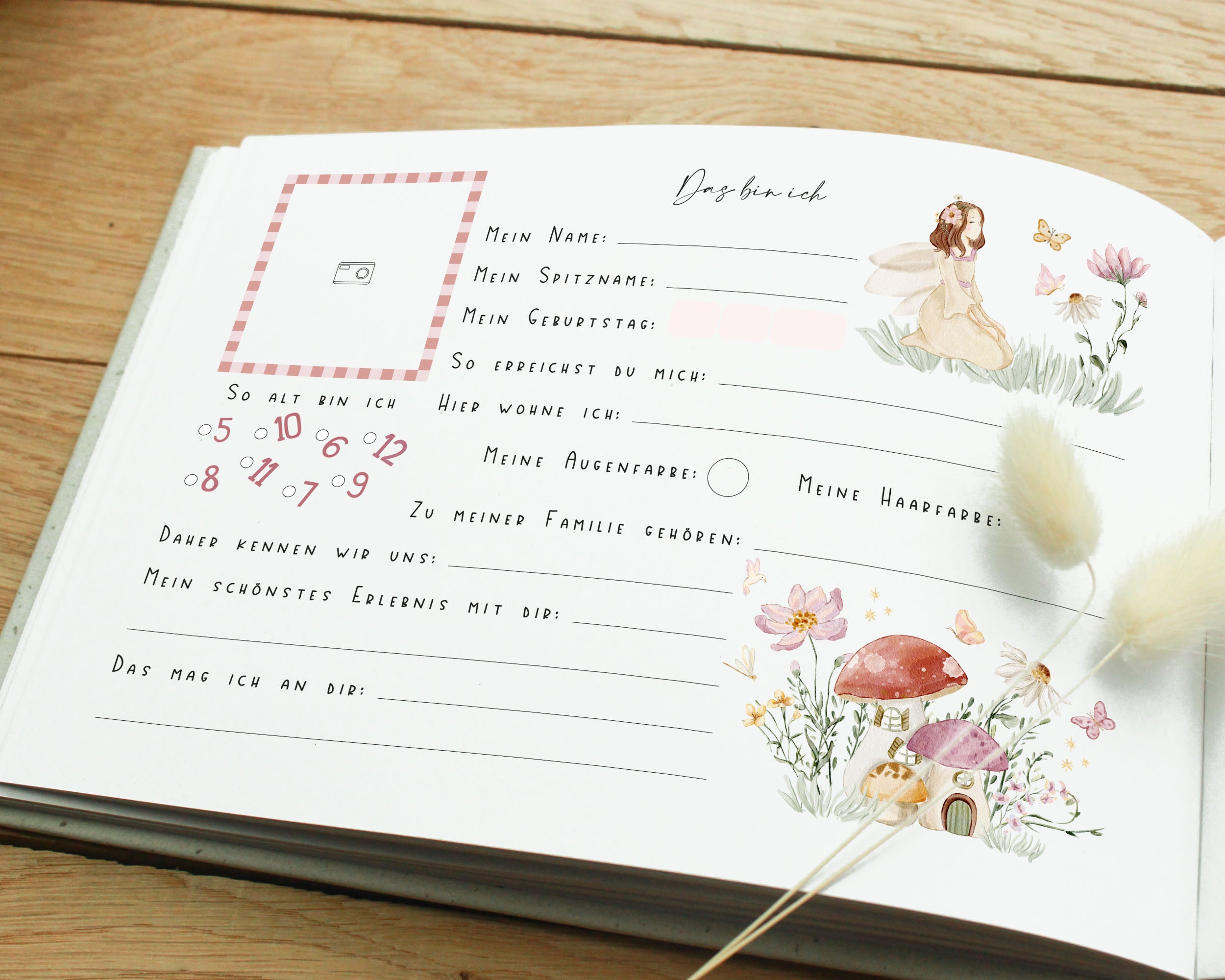 Freundebuch Fee für Kinder DIN A5