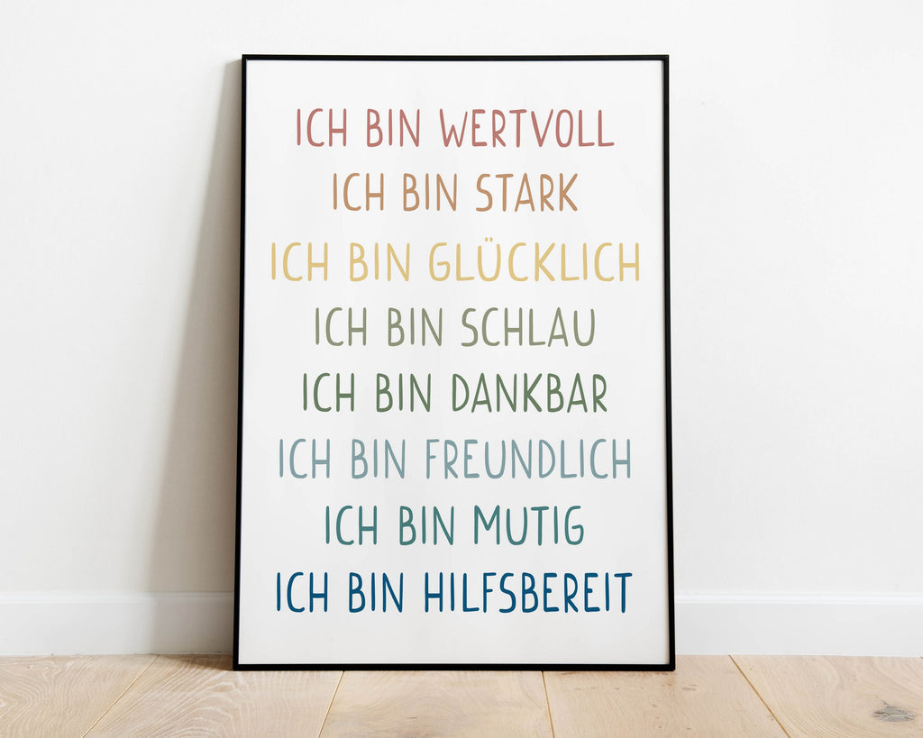 Affirmationsposter A4