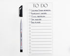 To-Do-Liste Acryl abwischbar DIN lang
