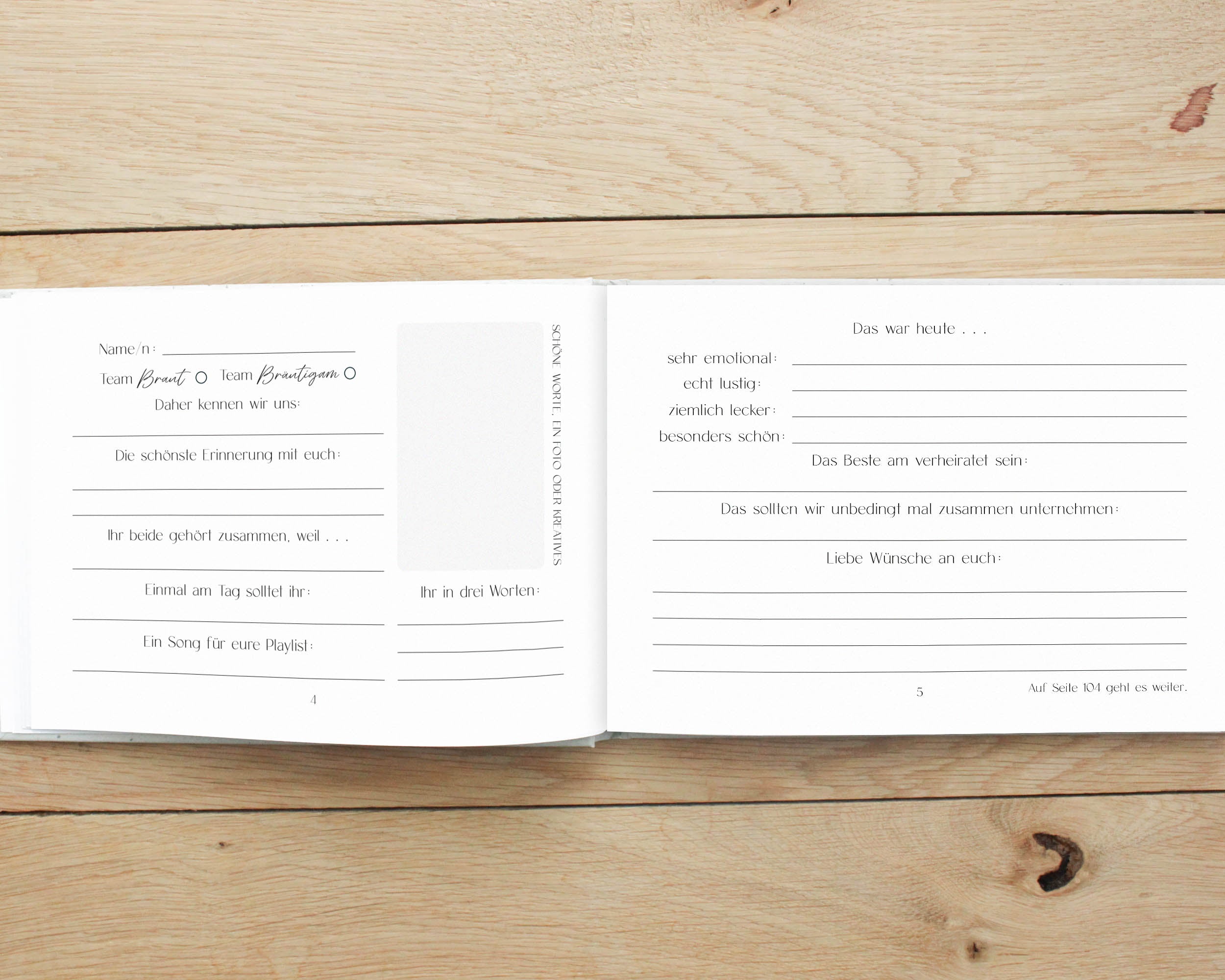 Hochzeitsgästebuch DIN A5