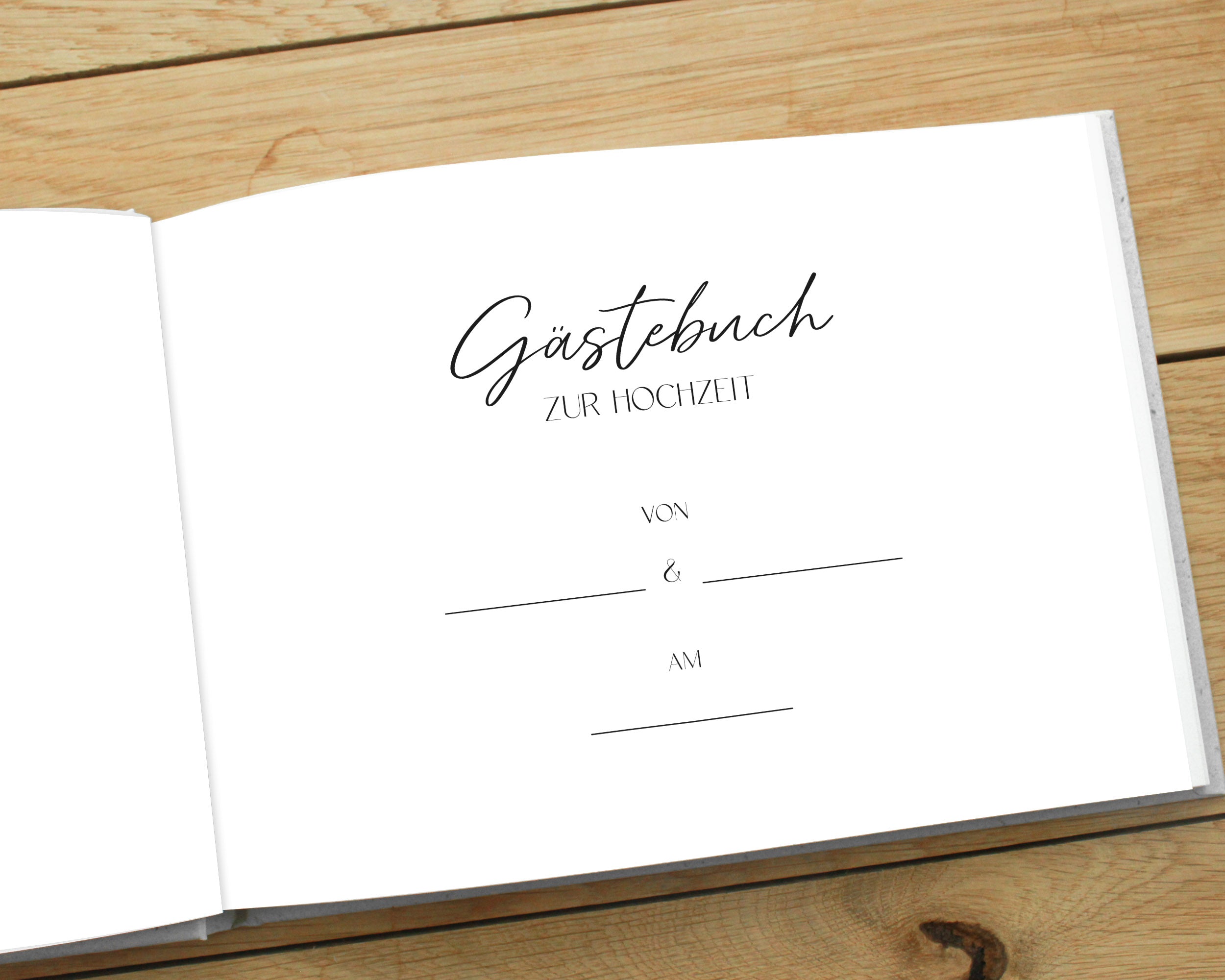 Hochzeitsgästebuch DIN A5