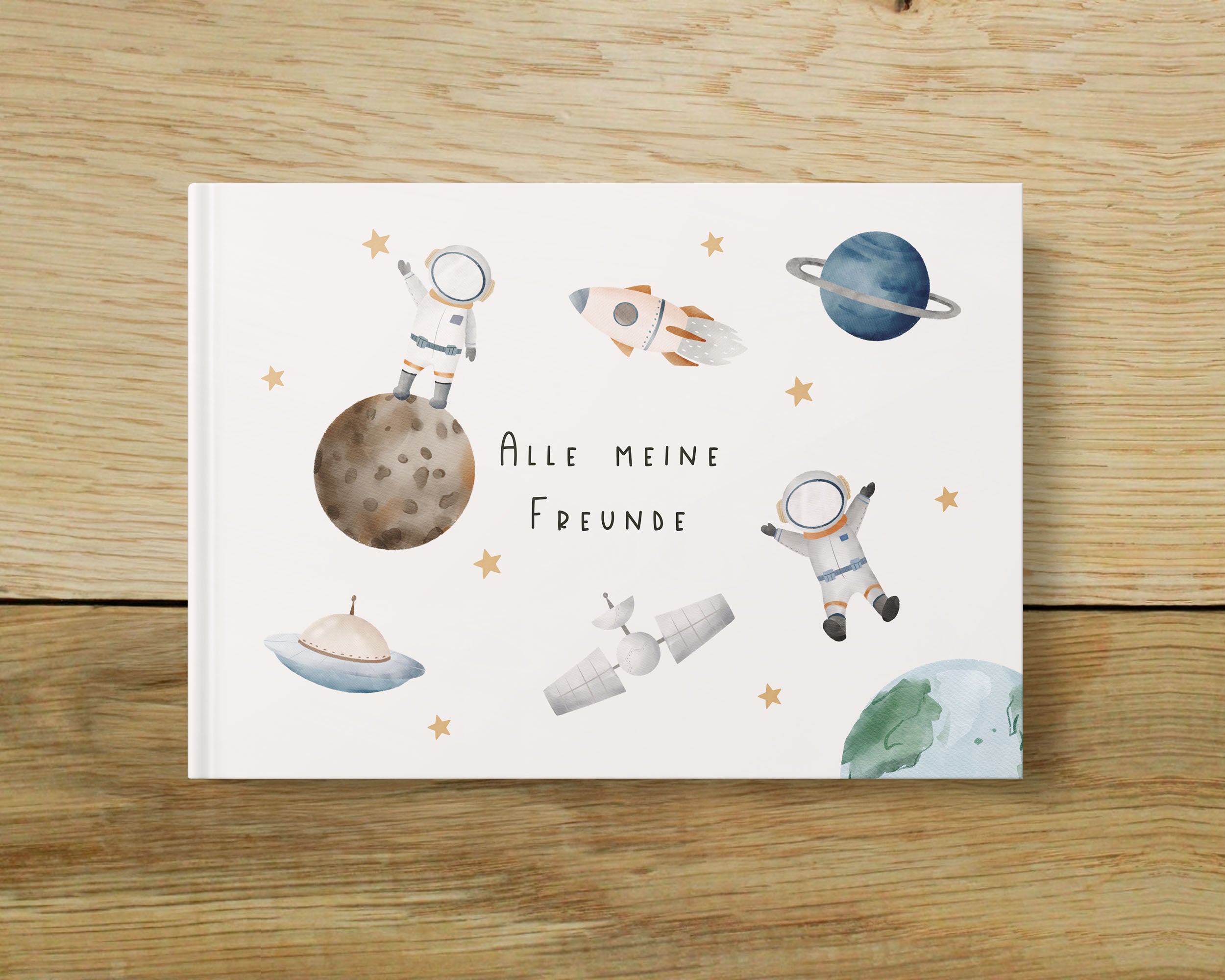 Freundebuch für Kinder Astronauten