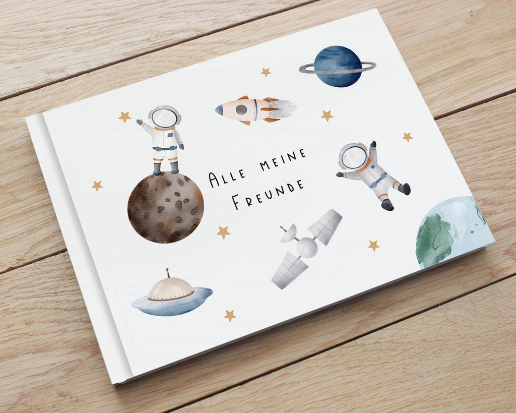 Freundebuch für Kinder Astronauten